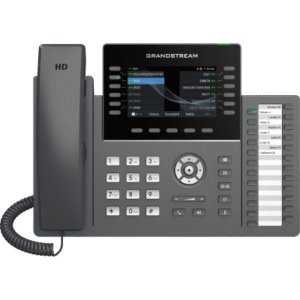 TELÉFONO IP PROFESIONAL DE 12 LÍNEAS / 24 TECLAS DE EXTENSIÓN PROGRAMABLES / WI-FI 6 / POE INTEGRADO / PANTALLA LCD 4.3 PULGA