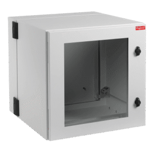 Gabinete Industrial ProTek de Puerta con Ventana, Protección NEMA Tipo 4/12/4X; IP55; IK10, Abatible, Fabricado en Acero, 12 