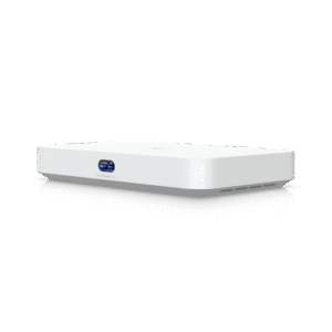 UniFi Cloud Gateway UCG Fiber / Administra todas las líneas UniFi / (4) puertos 2.5 GbE y (1) puerto LAN SFP+ 10G, (1) puerto