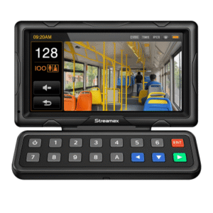 Panel de control dáctilar multifuncional con monitor de 7″ para MDVR móvil Streamax - EPCOM