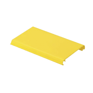 Tapa Con Bisagra a Presión Para Canaleta FiberRunner™ FR4X4YL10, de PVC Rígido, Color Amarillo, 3 m de Largo - PANDUIT