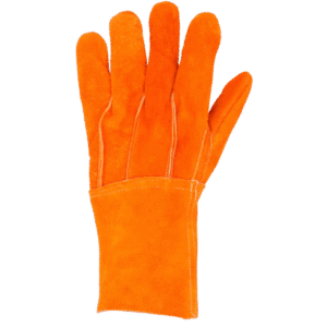 Guantes de Carnaza Largo/ Refuerzo en Palma / Resistente a Abrasión y Temperaturas Moderadas. - SURTEK