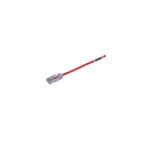 Cable de Parcheo TX6, UTP Cat6, Diámetro Reducido (28AWG), Color Rojo, 0.5 m