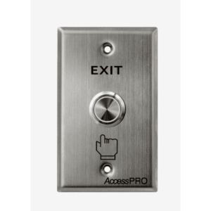 Botón de Cabeza Plana / Exterior IP66 / Estético / Placa de Acero Inoxidable - ACCESSPRO