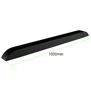 Soporte Estructural para Videowall con motaje en Piso | Perfil Rectangular de 1m| Diámetro de los orificios 20 mm Post Suppor