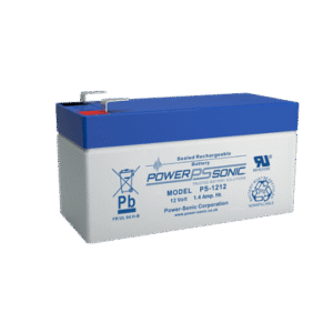 Batería 12V, 1.4AH, Para Respaldo, Tecnologías AGM/VRLA, 5 Años Vida Útil, Terminales F1, Reconocida UL - POWER SONIC