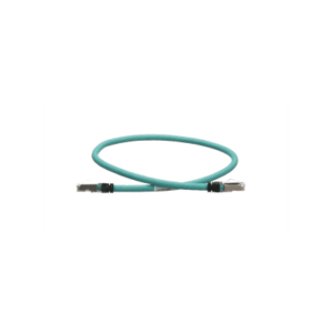Patch Cord Cat5e de Grado Industrial 600V, Blindado SF/UTP, Calibre 24 AWG, Color Aqua, 60 cm. - PANDUIT