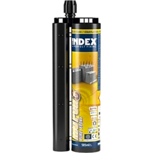 Resina Epoxico Puro 3:1 para Concreto Fisurado y Armado, Taladros Inundados, Vibraciones y Aplicaciones Estructurales / Curado Lento / Para Cargas Sísmicas Categoría C1 y C2 / Contenido 585 ml.