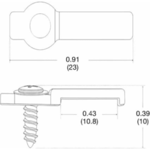 Mounting Clips for Tape Light (20-pack)