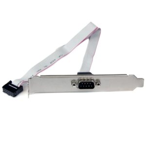 ADAPTADOR DE 40CM HEADER CABEZAL BRACKET SERIAL DB9 RS232 A IDC 10 PINES PARA TARJETA MADRE – STARTECH.COM MOD. PLATE9M16 - S