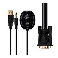 CONVERTIDOR BROBOTIX VGA + AUDIO A HDMI CON USB, NEGRO - Brobotix
