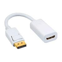 ADAPTADOR BROBOTIX DISPLAYPORT MACHO A HDMI HEMBRA, BLANCO - Brobotix