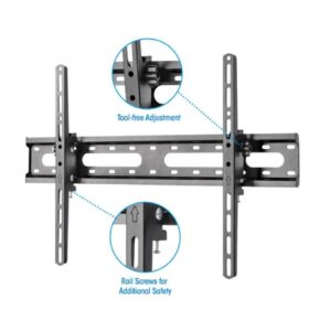 SOPORTE TV,MANHATTAN,462280, P/PARED 45KG, 37 A 70 AJUSTE VERTICAL, ECONOMICO