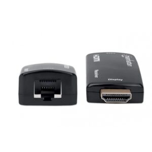 EXTENSOR VIDEO,MANHATTAN,207539, HDMI, 60M VIA CAT 5/6, COMPACTO