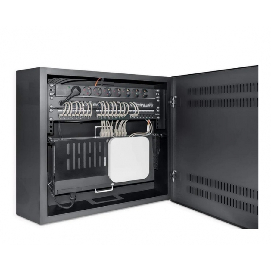 GABINETE,INTELLINET,713689, 19 MURAL 4U 550X540, 4U+2U VERTICALES