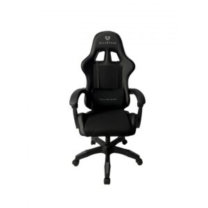SILLA GAMER BALAM RUSH POWER RUSH V2 BLACK EDITION / INCLINACION 135 GRADOS / TELA Y PIEL SINTETICA / MAX 120 KG / COJIN LUMB