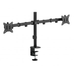 SOPORTE DOBLE PARA MONITOR ACTECK ENFORCE ZONE SM490 / SOPORTE VESA / FIJACION POR PRENSA MECANICA / MAX 9 KG POR BRAZO / ATO
