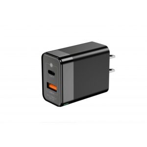 CARGADOR DE PARED ACTECK ENERGON PLUS CP38W / 38 W / CARGA RAPIDA / USB C – 20 W / USB A – 18 W / GARANTIA 1 AÑO / NEGRO / AC