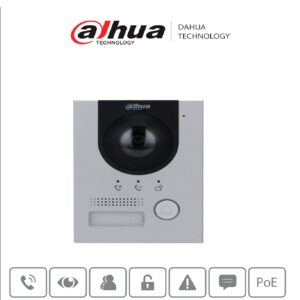 FRENTE DE CALLE PARA VIDEOPORTERO IP/DAHUA/VTO2202FP/ METALICO/ CAMARA DE 2 MP/ CON 160 GRADOS DE APERTURA/ PROTECCION IK07/E