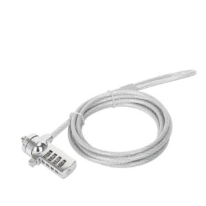 CANDADO LAPTOP /MANHATTAN/440448/COMBINACION 2.0M, 4 DIGITOS, PLATEADO