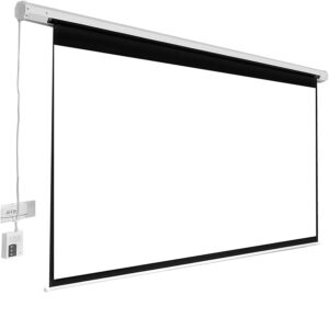PANTALLA PROYECCION ELECTRICA MULTIMEDIA SCREEN MSE-154, 86 PULGADAS DIAGONAL, MEDIDA 154 CM X 154 CM, FORMATO 1:1, COLOR BLANCO MATE, PARA COLGAR O PARED
