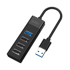 HUB ACTECK PORT X4 DH422 / HUB 4 EN 1 USB / 1X USB 3.0 / 3 X USB 2.0 / NEGRO / AC-937061 - Acteck