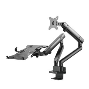 SOPORTE ACTECK ENFORCE MOTION SM636 / PARA MONITOR 17-32 PULG Y LAPTOP 10-15.6 PULG / ROTACION AJUSTABLE / VESA 75-100MM / AD