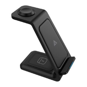 CARGADOR DE ESCRITORIO ACTECK ENERGON S-MATE CI720 / INALAMBRICO / IPHONE – SAMSUNG – CARGA QI / 3W – 15W / PARA 3 DISPOSITIV