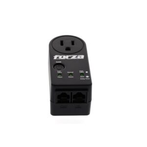 PROTECTOR DE VOLTAJE FORZA FVP-1201N NEGRO, 900J/1800W, 1 SLD, GIRO DE 350 GRADOS, TEMPORIZADOR-120V - Forza