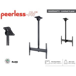 SOPORTE TECHO PEELESS PCM150 PARA MONITORES DE 32 A 90 CON UN PESO NO MAYOR A 68 KG