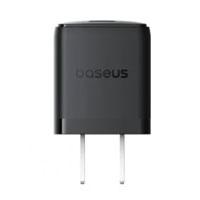 CARGADOR DE PARED BASEUS, CARGA RAPIDA TIPO C 30W, COLOR NEGRO
