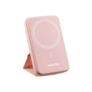 BATERIA DE RESPALDO ADATA POWER BANK MAGNÉTICO R050 5000 MAH USB -C CARGA INALÁMBRICA COLOR ROSA (PR050-11PK) - Adata