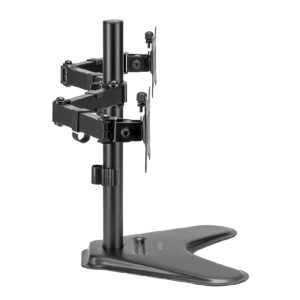 SOPORTE ACTECK ENFORCE ZONE-B SM425 / PARA 2 MONITORES / MONITOR 17 A 32 PULG / MAX 9 KG POR BRAZO / VESA 75 - 100 / INCLINACION Y GIRO AJUSTABLE / ORGANIZADOR DE CABLES / NEGRO / AC-939683
