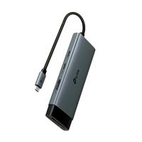 ADAPTADOR HUB | TP LINK | UH7020C | USB-C 7 EN 1 CON PUERTO HDMI 4K@60HZ, RANURAS PARA SD Y MICROSD Y CARGA RÁPIDA - TP-LINK