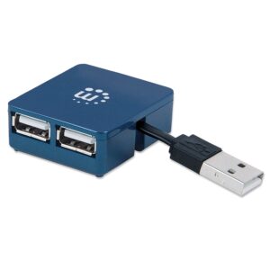 HUB USB,MANHATTAN,160605, V2.0 4 PTOS MICRO - Manhattan