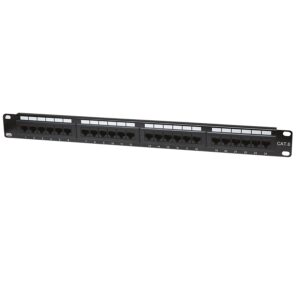 PANEL DE PARCHEO INTELLINET,520959, CAT6 UTP 24 PUERTOS RJ45 MONTAJE RACK 19 1U