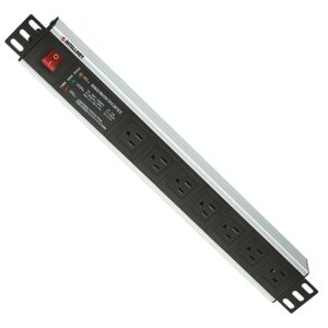 BARRA PDU,INTELLINET,207102,  7 CONT. GAB/RACK 19 1.5U, SUPRESOR DE PICOS, ON/OFF