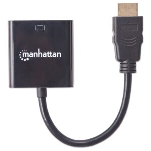 CONVERTIDOR,MANHATTAN,151467, VIDEO HDMI A SVGA, BOLSA - Manhattan