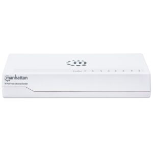 SWITCH,MANHATTAN,560689, 8 PTOS 10/100 DESKTOP BLANCO MH - Manhattan