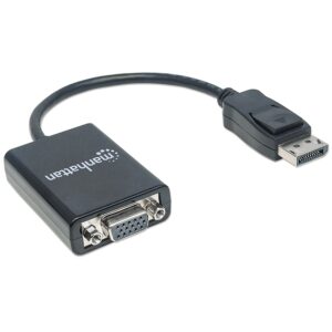 ADAPTADOR DISPLAYPORT,MANHATTAN,151962, M A VGA H 15CM - Manhattan