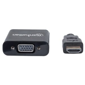 CONVERTIDOR,MANHATTAN,151436,VIDEO HDMI A SVGA, BL - Manhattan