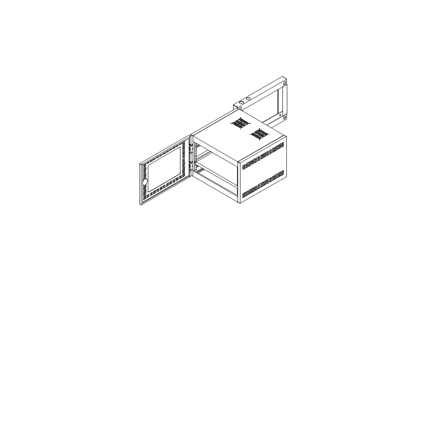 GABINETE NORTH SYSTEM MONTAJE EN PARED 6 U.R. C/E INCLUYE EQUIPO NEGRO TEXTURIZADO. **NO INCLUYE FLETE** - North System