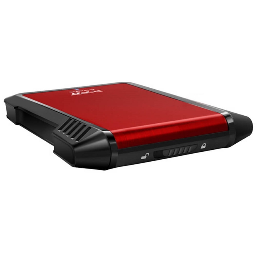 CARCASA XPG EX500 PARA DISCOS DUROS/SSD 2.5 PULGADAS 7MM/9.5MM SATA3/USB3.2 CASE PC COLOR ROJO (AEX500U3-CRD) - Adata
