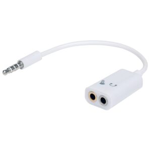 ADAPTADOR AUDIO,MANHATTAN,354561, 3.5MM 1 M A 2 H, DIVIDE AUDIO PARA AUDIFONO Y MICROFONO - Manhattan