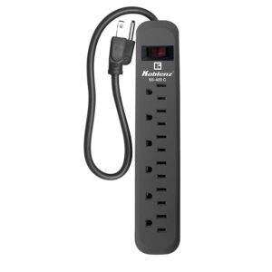 SUPRESOR DE PICOS KOBLENZ SS-420-C, 420 JOULES, 6 CONTACTOS ATERRIZADOS NEMA 5-15R. 1 AÑO DE GARANTA SKU 00-5340-00-5