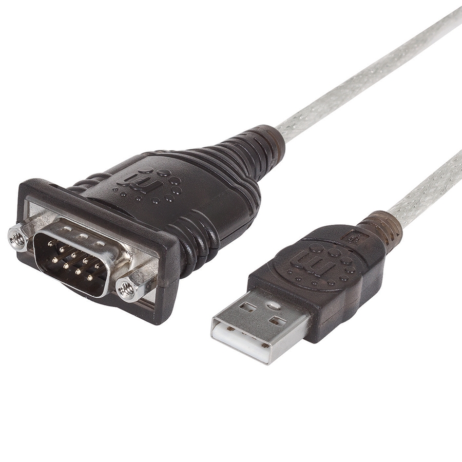CONVERTIDOR,MANHATTAN,151849, USB A SERIAL DB9M 1.8M CHIP PL-2303RA - Manhattan