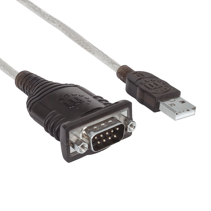 CONVERTIDOR,MANHATTAN,151849, USB A SERIAL DB9M 1.8M CHIP PL-2303RA - Manhattan