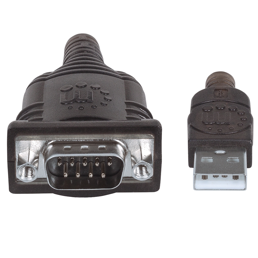 CONVERTIDOR,MANHATTAN,151849, USB A SERIAL DB9M 1.8M CHIP PL-2303RA - Manhattan