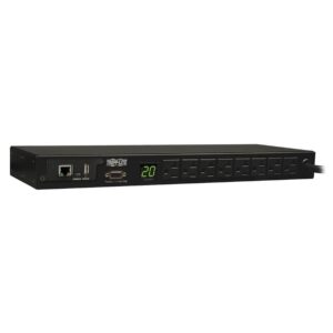 PDU MONOFASICO MONITORIABLE TRIPP LITE PDUMNH20 1.9KW, DE 120V, 8 TOMACORRIENTES 5-15R, 5-15P, CABLE DE 3.66 M (12 PIES), INT