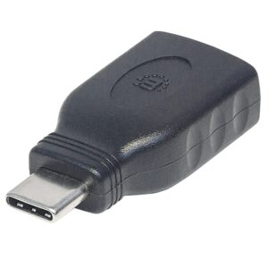ADAPTADOR USB,MANHATTAN,354646,-C V3.1, CM-AH NEGRO - Manhattan